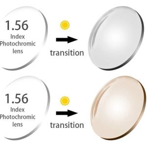 Lanssy 1.56 Index Meekleurende Grijs/Bruin Asferische Recept Hars Lenzen Anti Uv Olie Water Weerspiegelen Bril Lens