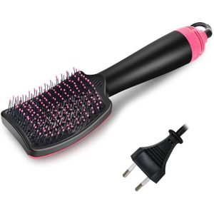 Multifunctionele Hete Lucht Föhn Borstel Een Stap Elektrische Stijltang Vibratie Massage Kam Glad Kroezen Styler