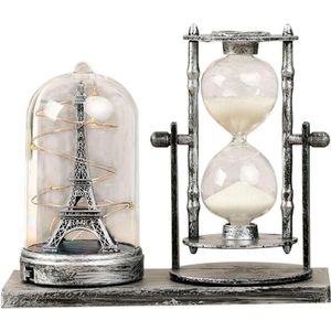 Europese Retro Pen Houder Night Lamp Zand Timer Urenteller Decoratie Innovatieve Voor Studenten