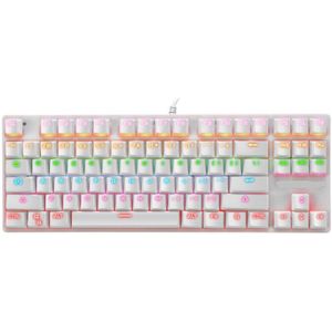 Mechanische Toetsenbord 87 Toetsen Schakelaar Bedrade Gaming Toetsenborden Met Rgb Backlight L4MD
