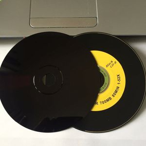 10 Discs Een + 52x700 MB Blank Drie Vruchten Zwart Gedrukt CD-R