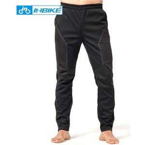 Inbike Winter Mannen Fietsen Broek Lange Fiets Broek Waterdicht Anti-Zweet Ademend Zakken Fiets Broek Rijden Kleding QG202