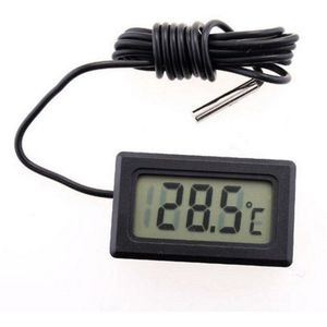 Digitale Thermometer Mini Lcd Display Meter Koelkasten Diepvriezers Koelers Aquarium Chillers Mini 1M 2M Probe Instrument 1 Pcs