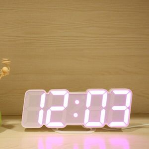 Digitale Tijd Wekker Led Wandklok Met 115 Kleuren Afstandsbediening Digitale Horloge Nachtlampje Magic Desktop Tafel Klok