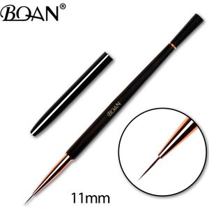 Bqan Sandelhout Nagelborstel Gel Penselen Nail Art Uv Gel Polish Verf Nail Art Borstel Gesneden Bloemen Manicure Nail Gereedschap met Cap