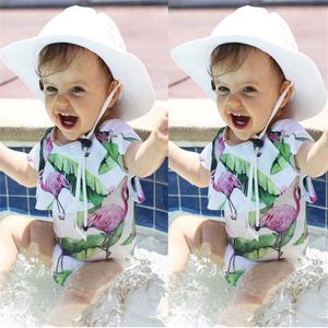 Casual Slim Bloemenprint Peuter Baby Meisjes Tankini Badmode Badpak Beachwear Bikini Badpak Zomer Kleding