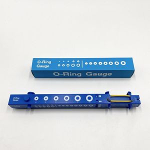 O-Ring Gauge Slide Type Nationale Dimensionering Meten Plastic Blauw Oring Gauge Voor AS568 & Bs 1806 Bereik