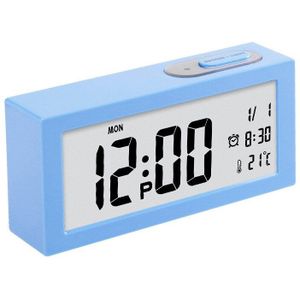 Led Digitale Wekker Elektronische Klok Smart Mute Lichtgevende Achtergrondverlichting Temperatuur Kalender Snooze Functie Student Werk