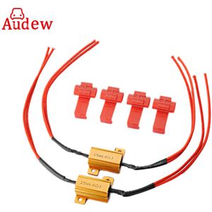 1 paar 12 V 25 W Auto LED Turn Licht Signaal Decoder Brake Achterlicht Lamp Verzetsstrijder Geen fout