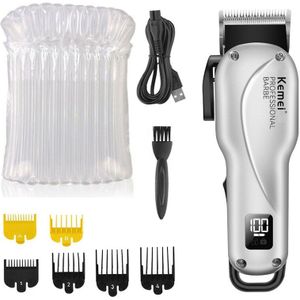 Kemei 917 Professionele Tondeuse Voor Mannen Oplaadbare Tondeuse Kapper Cordless Elektrische Haar Snijder Machine 8W