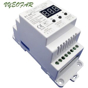 DMX512 AC Triac Dimmer S1-DR; Input 100-240VAC; Output: 2 x 1.2A 100-240VAC 2 Kanaals DMX512 Triac Dimmer Track Type