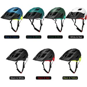 Mountainbike Helm Met Afneembare Bril Ultralight Verstelbare Mtb Fiets Helm Mannen Vrouwen Outdoor Veiligheid Helm