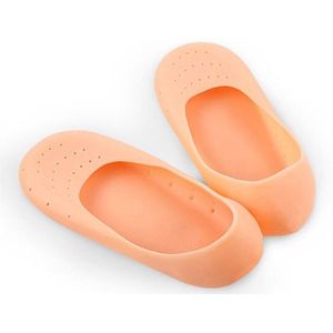 2 Stuks Silicone Binnenzool Gel Sok Voetverzorging Voeten Protector Pijnbestrijding Crack Preventie Hydrateren Dode Huid Verwijderen Insert Pads