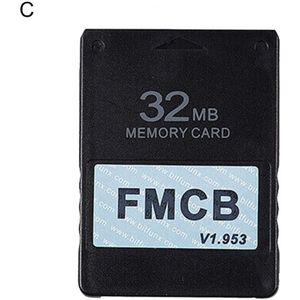 Game Console Geheugenkaart Slim High Speed 8Mb/16Mb/32Mb/64Mb Fmcb Gratis mcboot V1.953 Gaming Data Storage Card Voor PS2