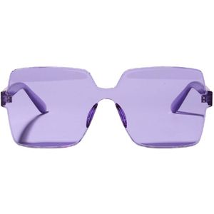 Vrouwen Randloze Vierkante Zonnebril Retro Eyewear Zonnebril Shades
