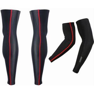 Cuzaekii Fietsen Armwarmers Legwarmers MTB Fiets Outdoor Sportkleding Running Voetbal Uv-bescherming Arm Mouw Leggings