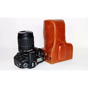 Retro Vintage PU Lederen Camera case Voor Nikon D3100 D3200 D3300 cover bag Fit 18-55mm 18-105mm Lens
