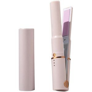 Draagbare Usb Oplaadbare Mini Cordless Krultang Stijltang Rolling Dual Haar Mini Spalk Styling Tool