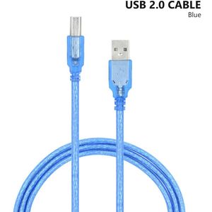 1 M/1.8 M/3 M/5 M Hoge Snelheid Zwart/Transparant 480Mpbs Usb 2.0 printer Datakabel Scanner Cord Voor Xerox Canon Hp Brother Arduino