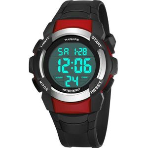 Kinderen Zwemmen Horloge Digitale Sport Horloges Jongens Meisjes Led Light Horloge Multifunctionele Backlit Alarm Klok