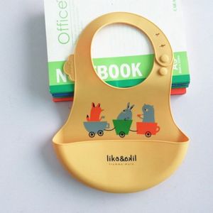 Koreaanse Siliconen Bib Rijst Zak Babyvoeding Eten Bib Waterdicht Voedsel Snack Pocket Baby Speeksel Pocket Baby Care Accessoires