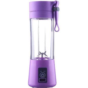 380 Ml Elektrische Fruit Citrus Oranje Citroen Juicer Maker Usb Oplaadbare 4/6 Blade Draagbare Blender Mixer Water Fles Sap Cup