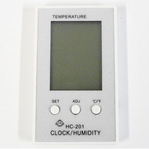 Digitale Hygrometer Thermometer Klok Luchtvochtigheid Meter Indoor Outdoor Nauwkeurige Thuis LCD Display Baby Glimlach