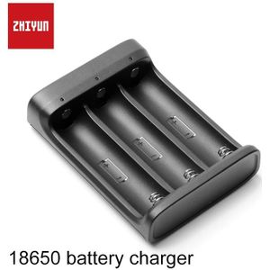Zhiyun Officiële 18650 Batterij Oplader 3 Slots Voor 18650 Batterij Voor Kraan 2 Handheld Stabilizer Gimbal Zwarte Kleur