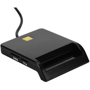 Vodool Draagbare Usb 2.0 Smart Card Reader Dnie Atm Cac Ic Id Bank Card Sim Card Cloner Connector Voor Windows linux