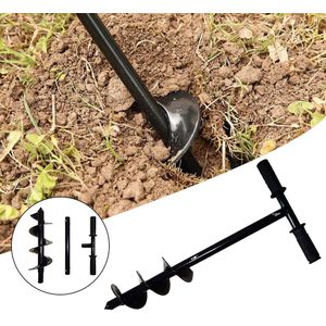 Losse Grond Yard Hole Digger Cultivator Tuin Planter Zaailingen Grond Handleiding Vijzel Handgereedschap Spiraal Boor Bomen Bloem