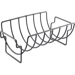 Bbq rib rack keuken accessoires non-stick rvs bbq gereedschap steak ...