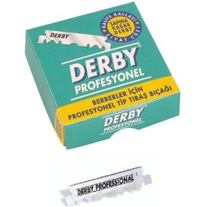 Derby Master Enkele Rand Gebroken Half 100 Stuks Kapper Scheermes