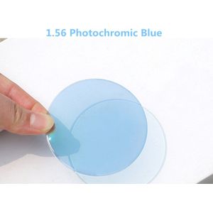 1.56 Multi-Kleur Meekleurende Lenzen 70Mm-6/-2 UV400 Anti-Verblindend Hmc + Emi voor Normale Grootte Optische Volle Rand