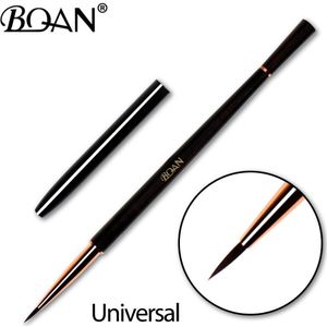 Bqan Sandelhout Nagelborstel Gel Penselen Nail Art Uv Gel Polish Verf Nail Art Borstel Gesneden Bloemen Manicure Nail Gereedschap met Cap