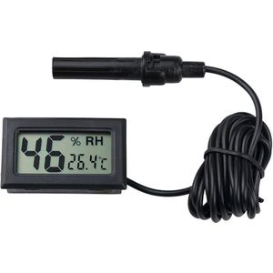 Mini Temperatuur Sensor Lcd Auto Digitale Thermometer Hygrometer Temperatuur Indoor Outdoor Vochtigheid Meter Gauge Instrumenten