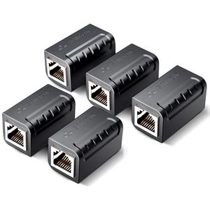 SAMZHE Ethernet Kabel Adapter 8P8C RJ45 Lan Kabel Uitbreiding Connector voor Internet Verbinding Vrouwelijke aan Vrouwelijke