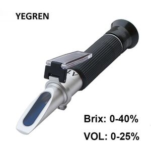 Druif Brix Meter Vol Refractometer Druif Oplossing Suiker Inhoud Tester Alcohol Concentratie Detectie Voor Wijn Brouwen