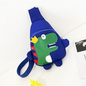 Cartoon Schattige Baby Jongen Outdoor Rugzak Kids Tassen Unisex Cross-Body Knappe Dinosaurus Borst Zak