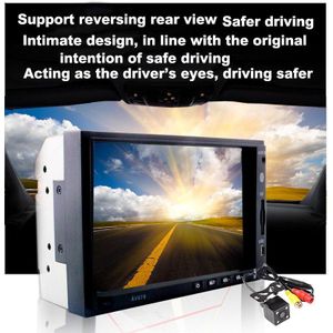 Autoradio 7-Inch 2 Din Handsfree Europese Am 1090*1080P Fm Bluetooth Omkeren Rds MP3 MP5 Speler Usb/Aux/Sd/Wma