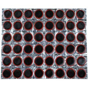 48 Pcs 25 Mm Bike Tire Rubber Patch Cycle Repair Tool Kits Bike Tire Binnenband Punctie Patch repareren Geen Lijm