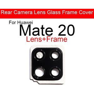 Terug Camera Glazen Lens Voor Huawei Mate 20 Pro X 20X Achter Camera Glas Lens Cover Met Sticker Repalcement reparatie