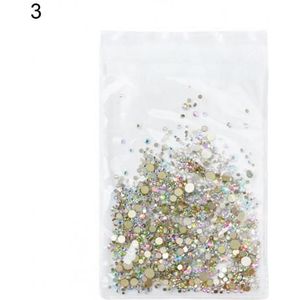 Shiny 1440 Stks/set Unieke Elegante Moderne Stijl Nail Strass Draagbare Nail Flash Sieraden Lichtgewicht Voor Salon