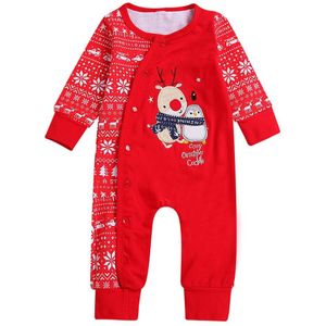 Kerst Kleding Kerst Pasgeboren Baby Baby Jongens Meisjes Herten Romper Jumpsuit Outfits Kleding Lange Mouwen Jumpsuit Rompertjes