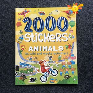 2000 Stickers Engels Activiteit Boek Voor Kinderen/Dier/Prinses/Boerderij/Alien/Halloween Stickers Voor Jongens en Meisjes Speelgoed