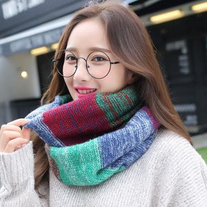 Mode Gebreide Kabel Ring Snood Sjaal Vrouwen Zachte Winter Infinity Sjaals Grof Wol Hals Cirkel Sjaal verkoop