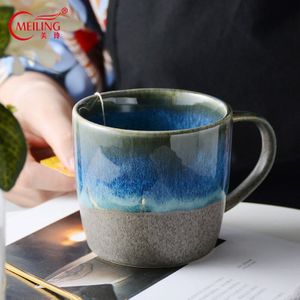 Japanse Koffie Cup Variabele Glazuur Keramische Melk Drinken Thee Water Mokken Reizen Kantoor Keuken Aardewerk Drinkware Vintage Home Decor