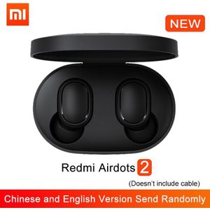 Xiaomi Redmi Airdots Tws Bluetooth Draadloze Oortelefoon Stereo Bass Airdots 5.0 Eeadphones Met Mic Handsfree Oordopjes Ai Controle