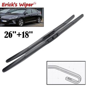 Erick 'S Ruitenwisser Front Hybride Wisserbladen Voor Hyundai Ioniq Voorruit Voorruit Voorruit 26 ""+ 18