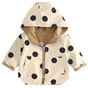 Lente Herfst Dikke Meisjes Dubbelzijdig Jassen Kids Bovenkleding Brief Sport Hoodied Jassen Kinderen Kleding Baby Jongens Trenchcoat