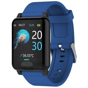 Smart Horloge Body Temperatuur Bloed Zuurstof Monitoring IP68 Waterdicht Ecg + Ppg Hartslag Sport Smartwatch Voor Android Ios